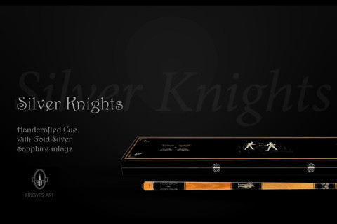 Silver Knights custom cue 2019 #7